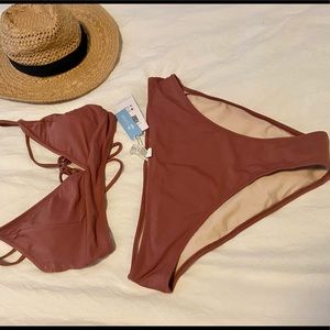 Cupshe mauve bikini